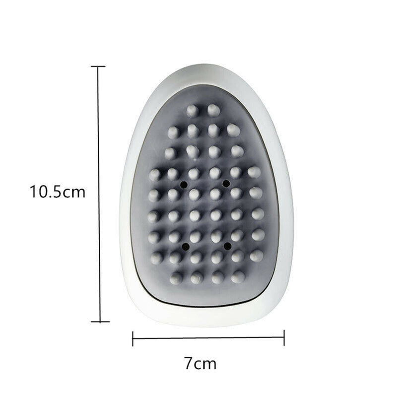 1PC Soft Rubber Shampoo Scalp Shower Washing Hair Massager Brush Comb