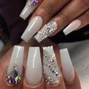 12 Grid New Nail Art Decors Grid Crystal Glitter Jewelry Glass Diamond Gems