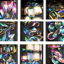 12 Grid New Nail Art Decors Grid Crystal Glitter Jewelry Glass Diamond Gems