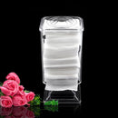 New Transparent Makeup Cotton Pad Holder Cosmetic Organizer Storage Box