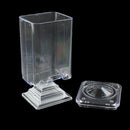 New Transparent Makeup Cotton Pad Holder Cosmetic Organizer Storage Box