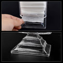 New Transparent Makeup Cotton Pad Holder Cosmetic Organizer Storage Box