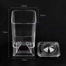 New Transparent Makeup Cotton Pad Holder Cosmetic Organizer Storage Box
