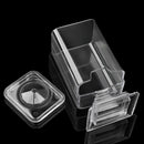 New Transparent Makeup Cotton Pad Holder Cosmetic Organizer Storage Box