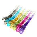 6Pcs Colorful Sectioning Clip Hairdressing Salon Hair Clips Grip Crocodile Shape