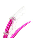 6Pcs Clamp Crocodile Salon Hairdressing Black Hair Clips Matte Sectioning