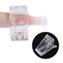 Poly Gel Quick Building Nail Mold Dual Form Tip Clip False Nail Extension