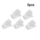 5Pcs/Set Poly Quick Building Gel Nail Tips Clip Finger Extension Plastic Tools