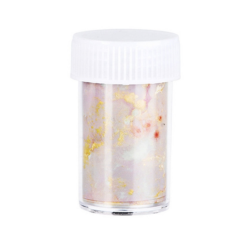 3Pcs Candy Marble Nail Foils Glitter Foil Nail Art Stickers DIY Useful Decals