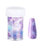 3Pcs Candy Marble Nail Foils Glitter Foil Nail Art Stickers DIY Useful Decals