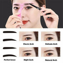 8 Pairs Classic Eyebrow Shaping Stencil Grooming Charm Template Tool For Girls