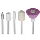 5Pcs Ceramic Nail Drill Bits Electric Manicure Head Replacement Device