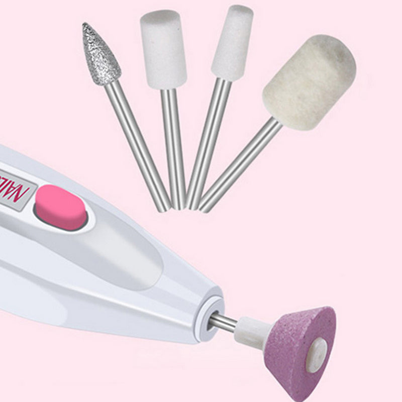 5Pcs Electric Nail File Drill Kit Tips Manicure Salon Pen Bits Set New Hot