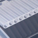 2 Pieces For Nail Drill Bit Holder Manicure Tool Stand Container Storage Box