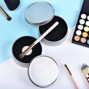 2 Pcs Makeup Brush Cleaner Dry Box Sponge Eyeshadow Shadow Switch Makeup Remover