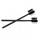 2Pcs Popular Metal Comb Brush for Lash Eyebrow Cosmetic Dual-use Tool Eyelash