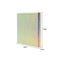 Empty Magnetic Palette Eyeshadow Powder Fish Scale Makeup Case Organizer 10x10cm