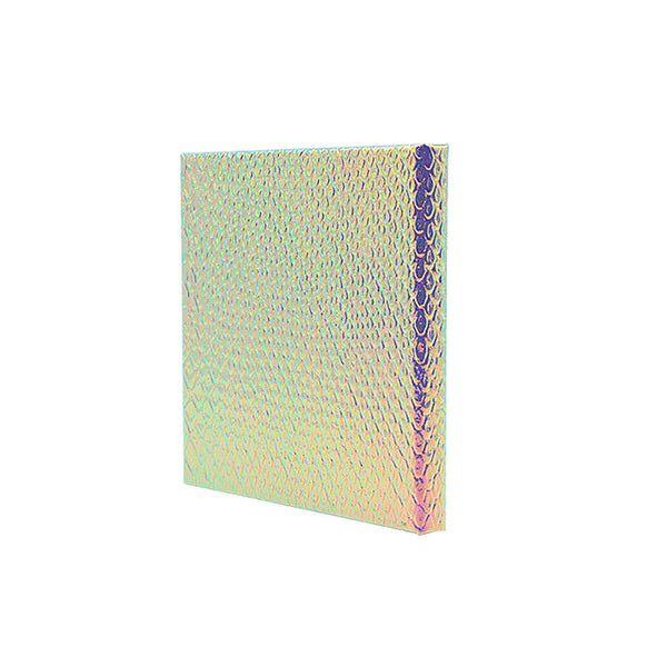 Empty Magnetic Palette Eyeshadow Powder Fish Scale Makeup Case Organizer 10x10cm