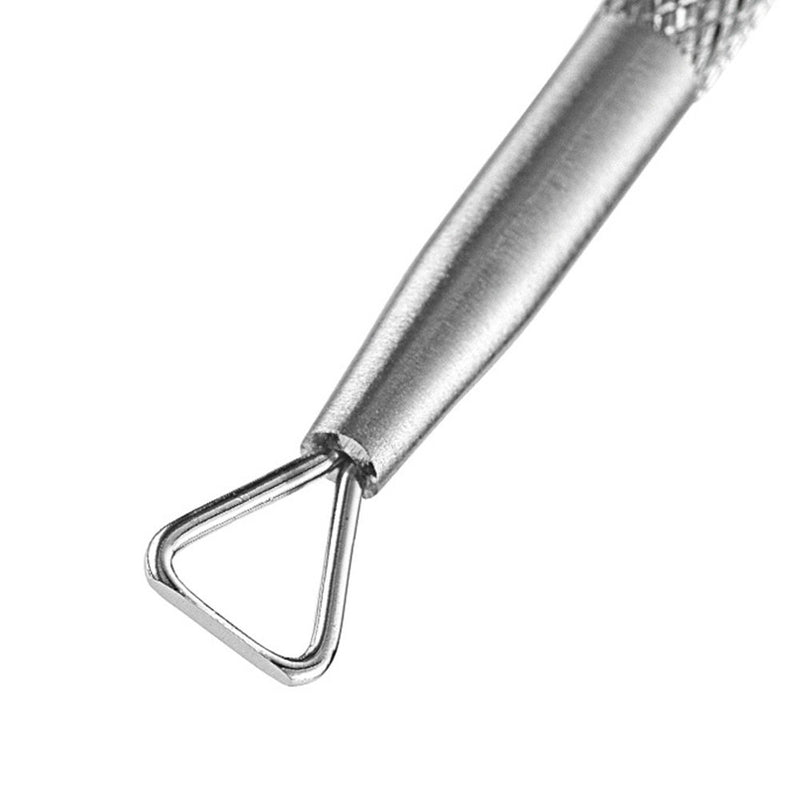 2pcs Triangle Stick Rod UV Gel Polish Remover Nail Art Cuticle Pusher Tool
