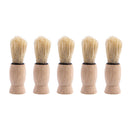 5x Beard Mustache Brush Shaving Foam Care Comb Facial Hair Cleaner Wood Tools