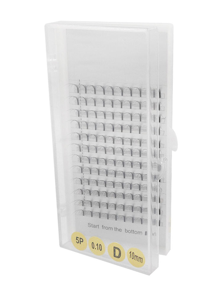 Pre made Russian Lashes Volume Fans 4D Fiber Eyelash Extensions 12 Rows