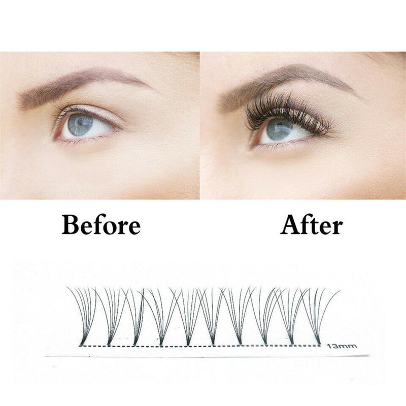 1Pc 0.07mm C/D Curl Premade Fans Lash 4D Russian Volume False Eyelash Extension