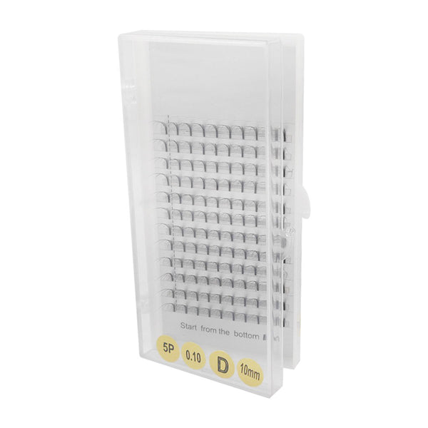 Pre made Russian Lashes Volume Fans 4D Fiber Eyelash Extensions 12 Rows