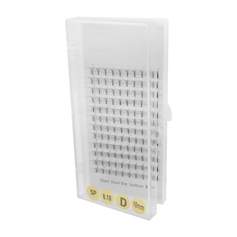 Pre made Russian Lashes Volume Fans 4D Fiber Eyelash Extensions 12 Rows