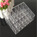 24Grids Lipstick Organizer Holder Clear Lip Gloss Lipstick Makeup Storage Holder
