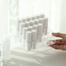 Lipstick Holder 24Grids Clear Plastic Lip Gloss Case Display Rack Makeup Stand