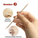 2Set Acne Needle Blackhead Tweezer Face Skin Care Pore Cleaner Tool Remover
