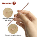 8pcs Dual Heads Acne Needle Blackhead Blemish Squeeze Pimple Extractor Remover