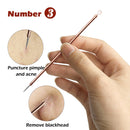8 x Blackhead Pimple Extractor Remover Tools Set Skin Care Tools Remover New