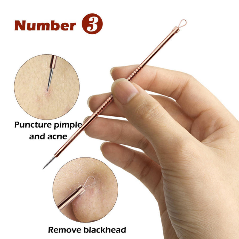 8 x Blackhead Pimple Extractor Remover Tools Set Skin Care Tools Remover New