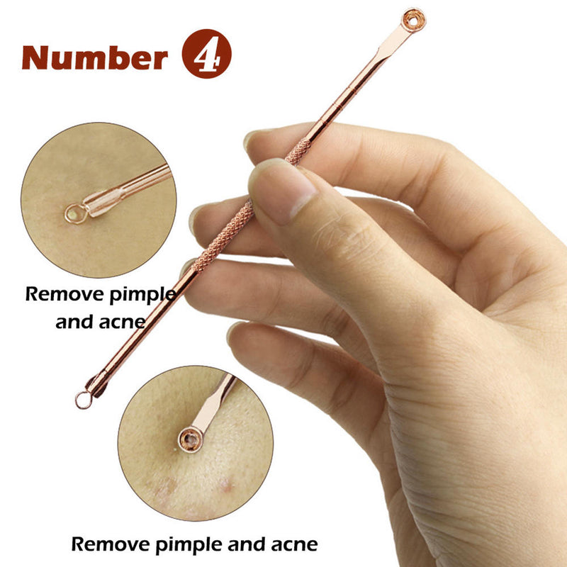 8 x Blackhead Pimple Extractor Remover Tools Set Skin Care Tools Remover New