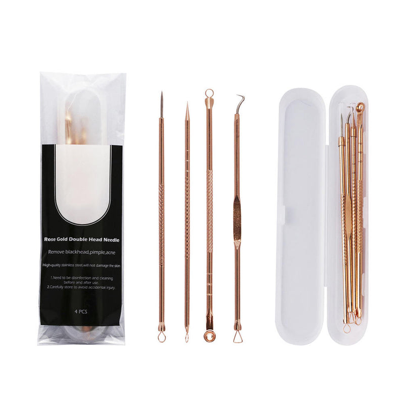 2Set Acne Needle Blackhead Tweezer Face Skin Care Pore Cleaner Tool Remover