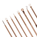 8pcs Dual Heads Acne Needle Blackhead Blemish Squeeze Pimple Extractor Remover
