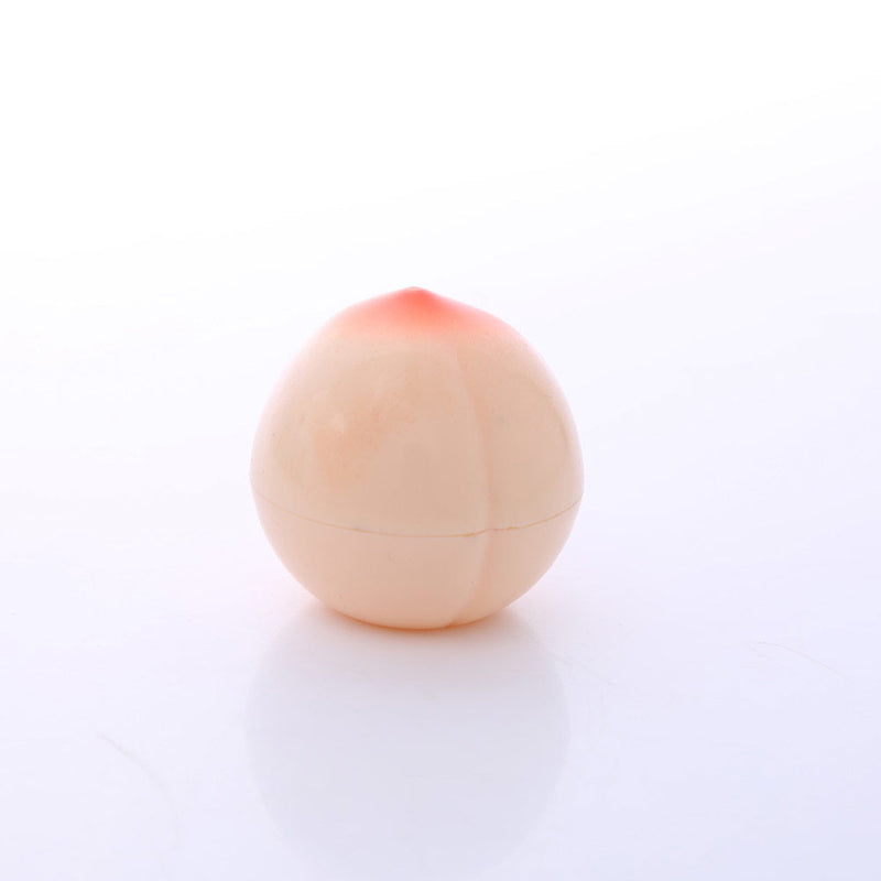 3Pcs Lip Balm Mini Moisture Nutritious Kiss Peach Shape Care Tonymoly New