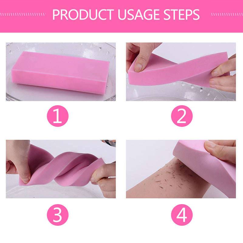 2Pcs Sponge Body Dead Skin Remover Brushs Exfoliating Massager Random Color
