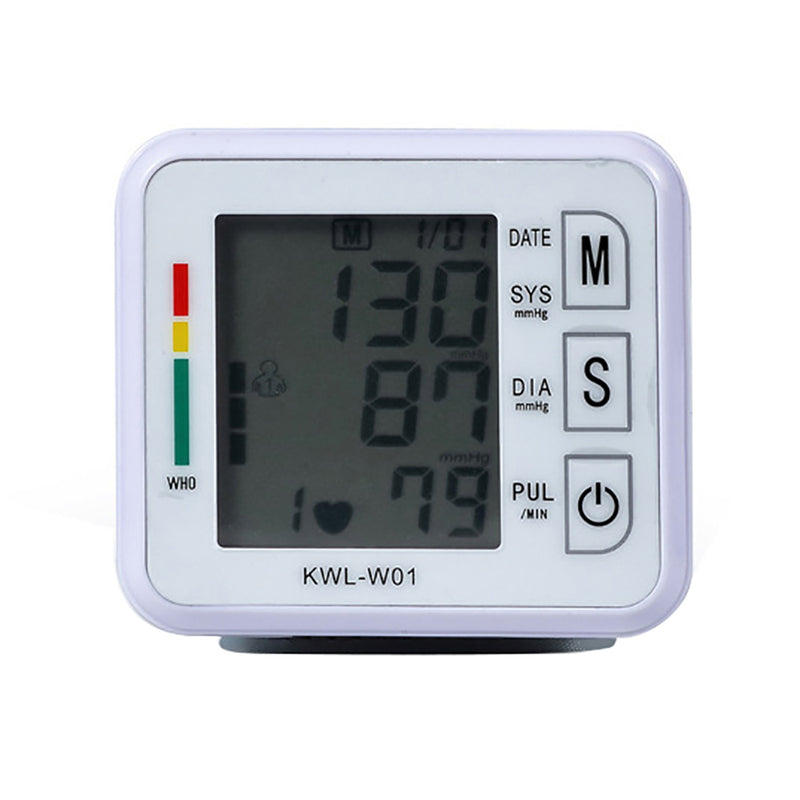 Automatic Wrist Blood Pressure Monitor LED Digital Display Screen + Voice