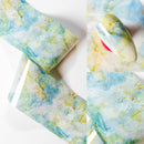 Marble Nail Art Foil Transfer Stickers 4cmx100cm DIY Nails Accessories 4 Rolls