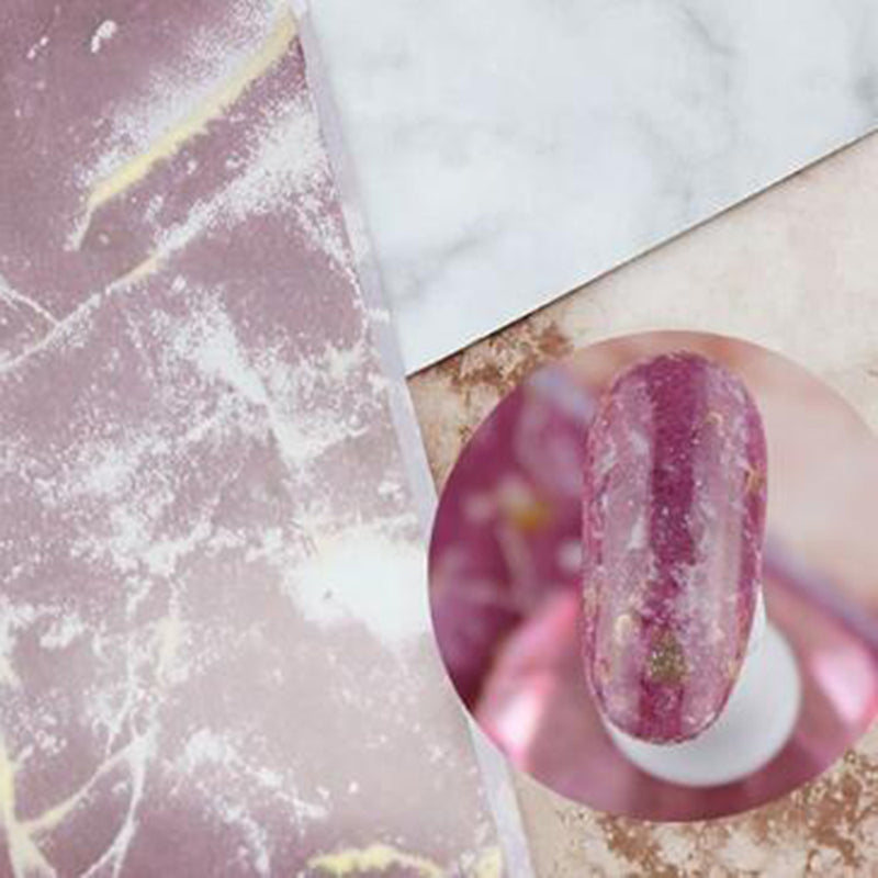 4pcs Holographic Nail Art Foils Set Gradient Starry Sky Paper Marble Shining