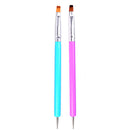 Tip UV Gel Polish Nail Brush Flower Drawing Paint Rhinestones Pen Manicure