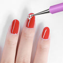 Tip UV Gel Polish Nail Brush Flower Drawing Paint Rhinestones Pen Manicure