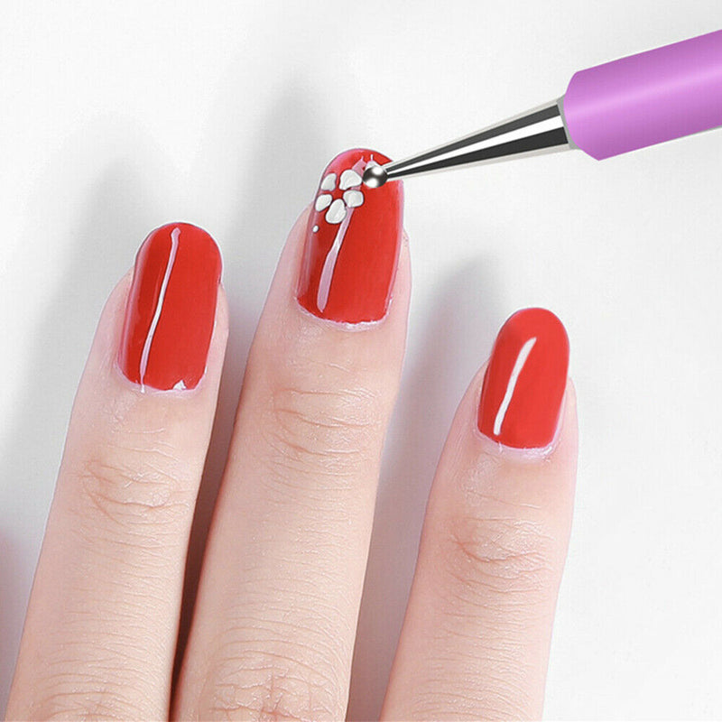 1xNail Art Brush Pens Nail Brushes UV Gel Polish Painting Draw Manicure Brushes