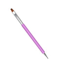 Tip UV Gel Polish Nail Brush Flower Drawing Paint Rhinestones Pen Manicure
