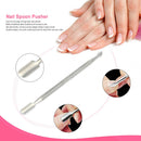 Dead Skin Fork Nail Pusher Trimmer Cuticle Remover Manicure Pedicure 5 x New