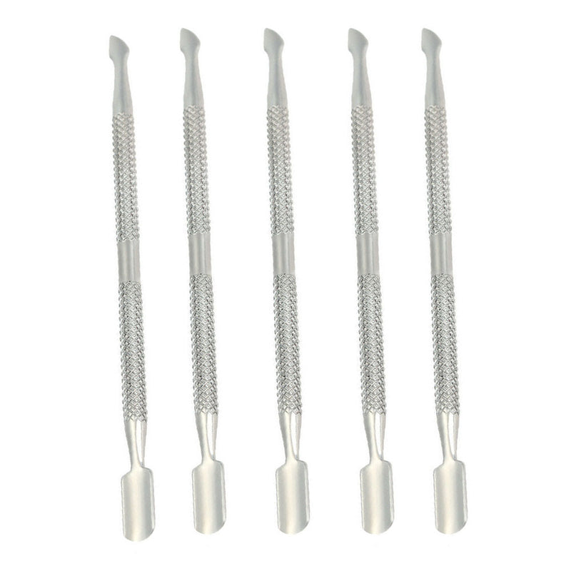 Dead Skin Fork Nail Pusher Trimmer Cuticle Remover Manicure Pedicure 5 x New