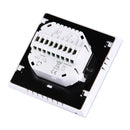 LCD Display Air Conditioning 2-Pipe Programmable Room Thermostat for Fan Coil Unit, Supports Wifi(White)