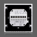 LCD Display Air Conditioning 2-Pipe Programmable Room Thermostat for Fan Coil Unit, Supports Wifi(Black)